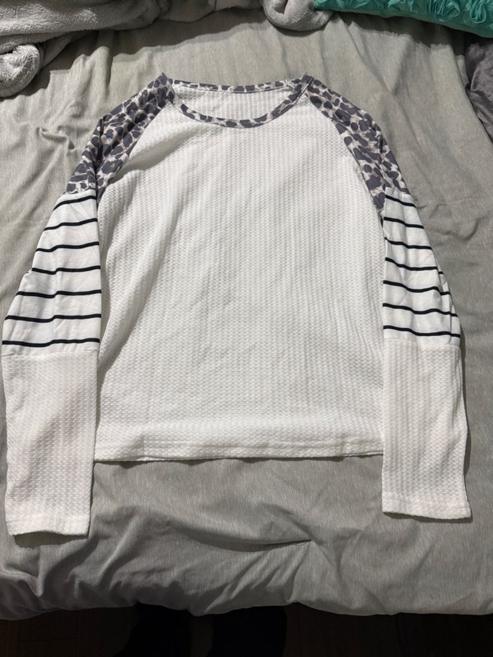 Longsleeve waffle top